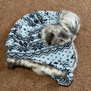 Keepersheep Gray and Black Baby Boys Winter Hat